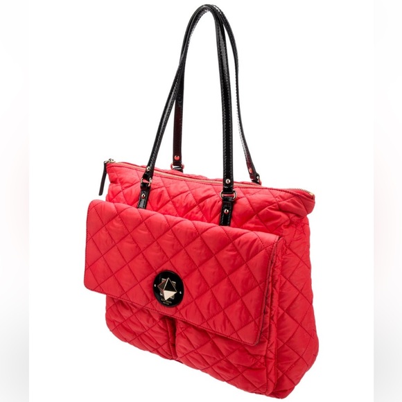 Kate Spade Quilted Nylon Bag EUC - Picture 1 of 14